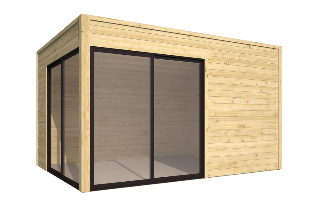Blokhut - Tuinhuis Rico | 28 mm | vuren onbehandeld