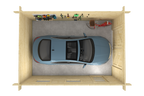 Garage Marketta | 44 mm | vuren onbehandeld