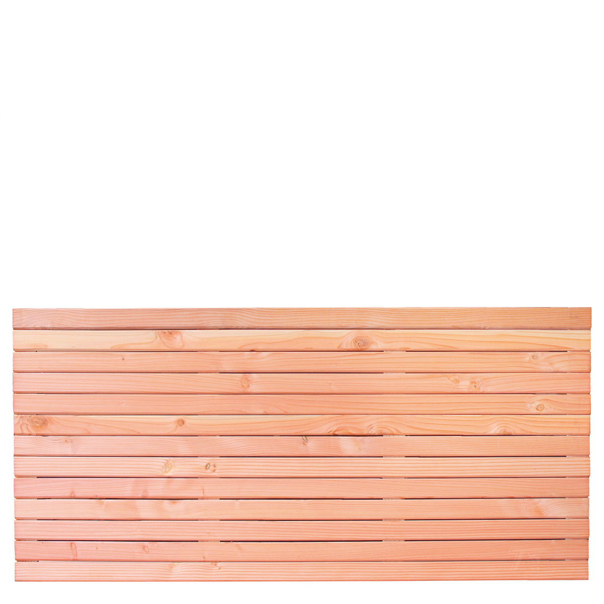 Rhombusscherm Klagenfurt, douglas, RVS-geschroefd, enkelzijdig bekleed, 17-planks (13+4) 180 x 90 cm