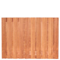Tuinscherm Dronten, keruing hardhout, RVS-geschroefd, 21-planks (19+2) 180 x 130 cm