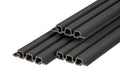 PuraTech 30 composiet triple profiel 3,3 x 17,0 x 290 cm, ebony black, fijne houtnerf