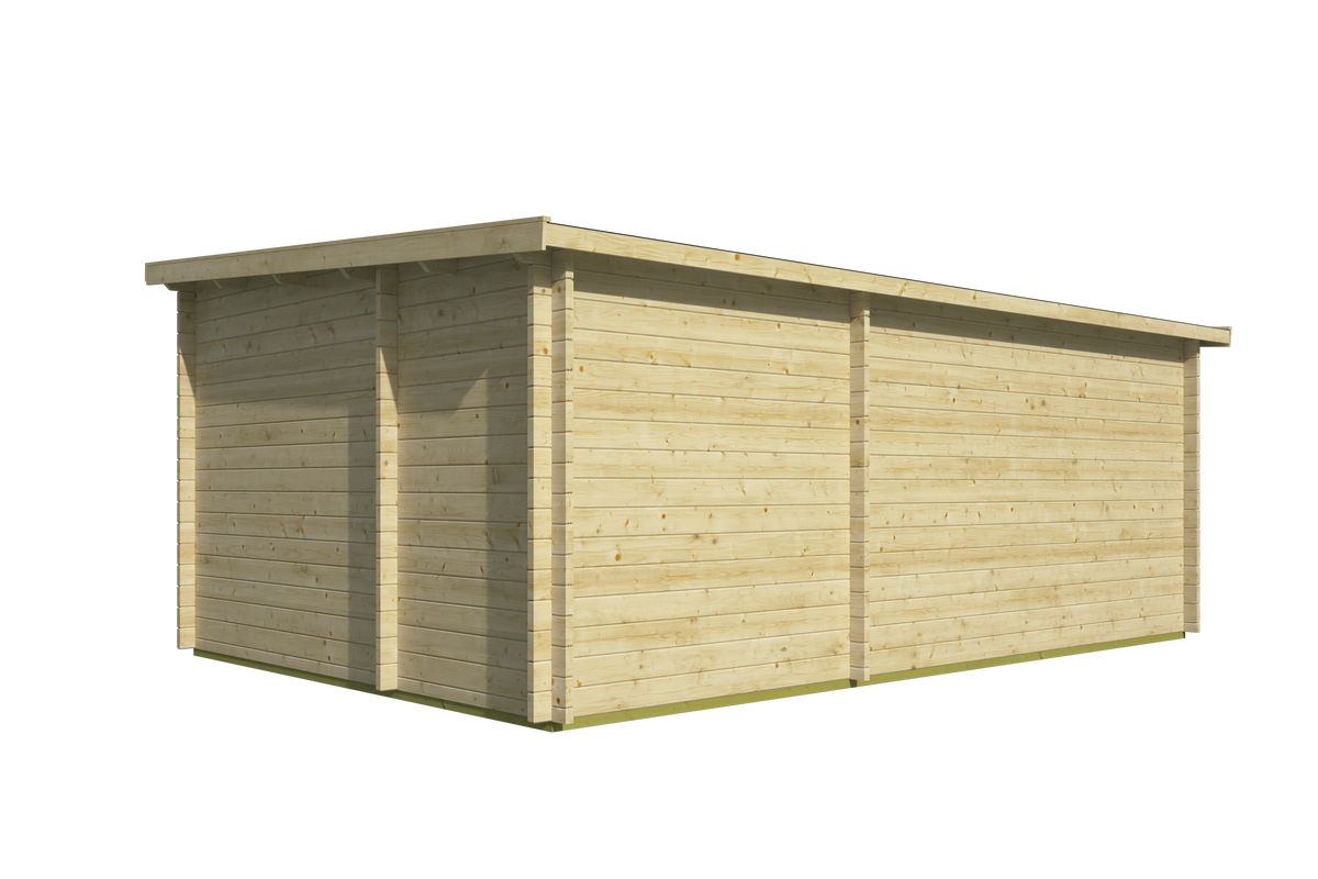 Blokhut - Tuinhuis Meg | 44 mm | onbehandeld