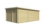 Blokhut - Tuinhuis Meg | 44 mm | Red Class Wood geïmpregneerd