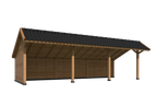 Bergen XL, Type 6 Douglas Gedroogd Potdekselplank blank
