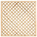 Trellis met lijst, diagonale lamellen grenen groen geïmpregneerd H180 x B180 cm