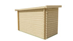 Blokhut - Tuinhuis Aanbouw | 28 mm | vuren Red Class Wood geïmpregneerd