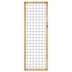 Gaaselement vuurverzinkt maaswijdte 7,5 x 7,5 cm met kader grenen groen geïmpregneerd 4,5 x 4,5 cm H180 x B60 cm