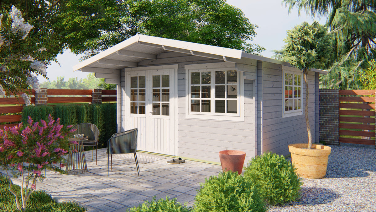Blokhut - Tuinhuis Inge | 44 mm | vuren onbehandeld