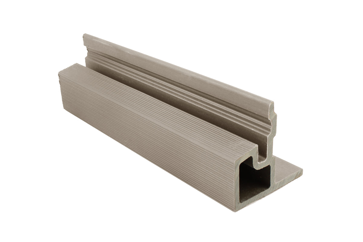 PuraTech composiet eindprofiel 5,8 x 5,8 x 290 cm, light grey