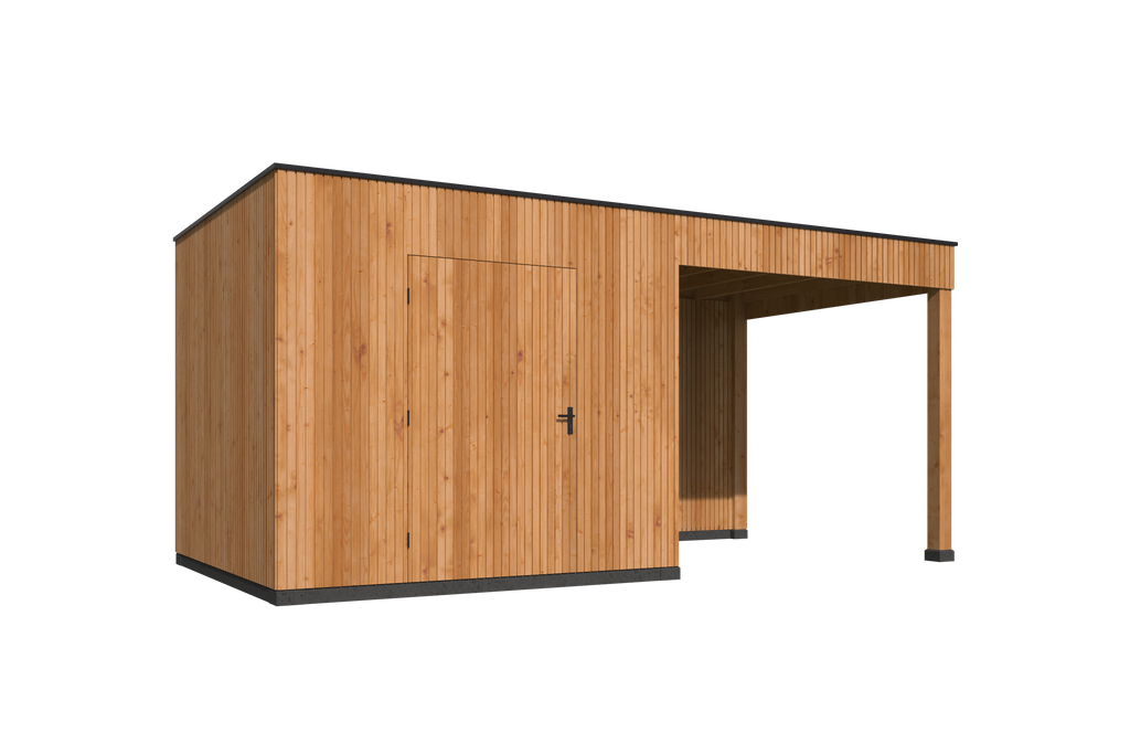 KubeLine + luifel 280 x 590 cm, onbehandeld