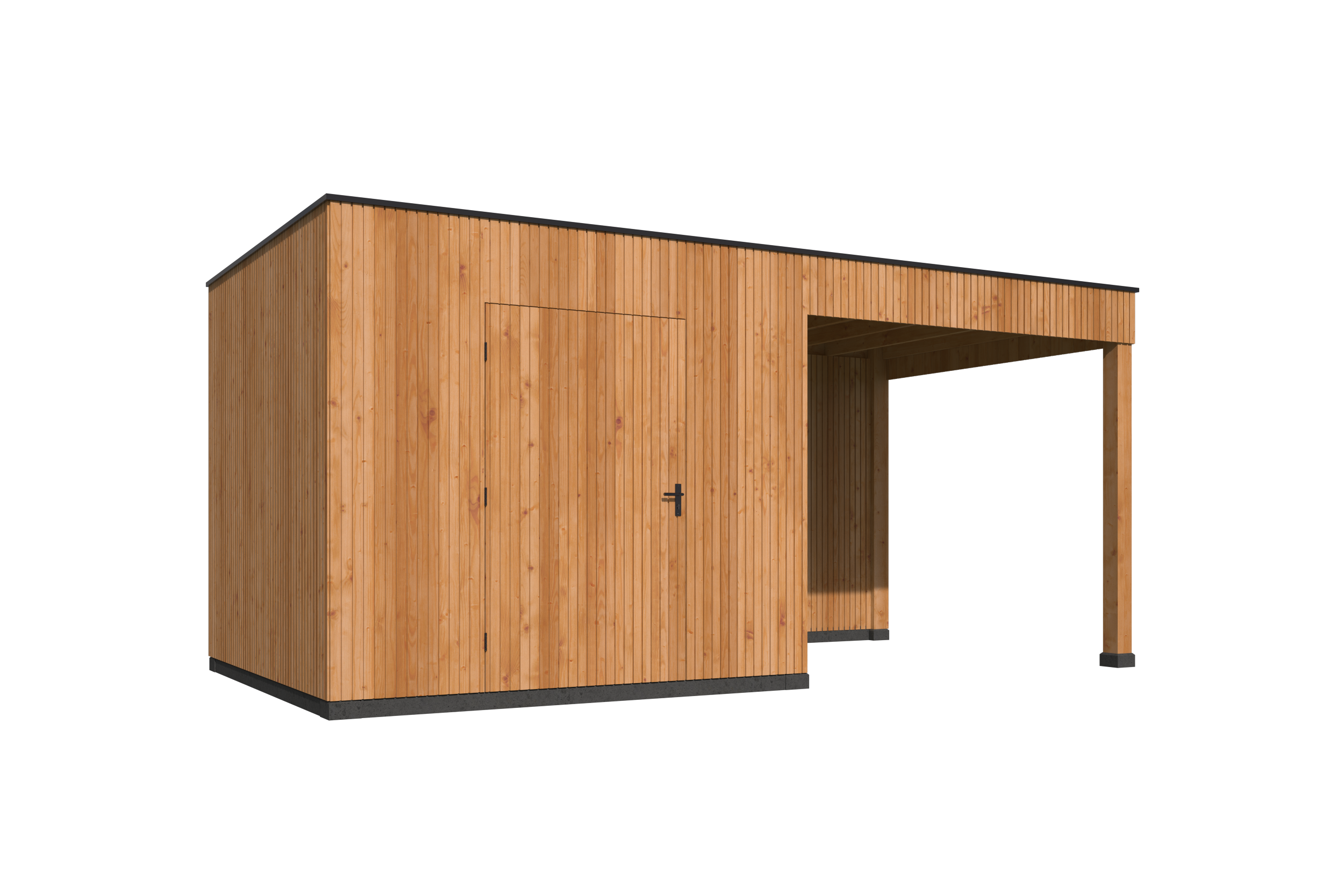 KubeLine + luifel 280 x 590 cm, onbehandeld