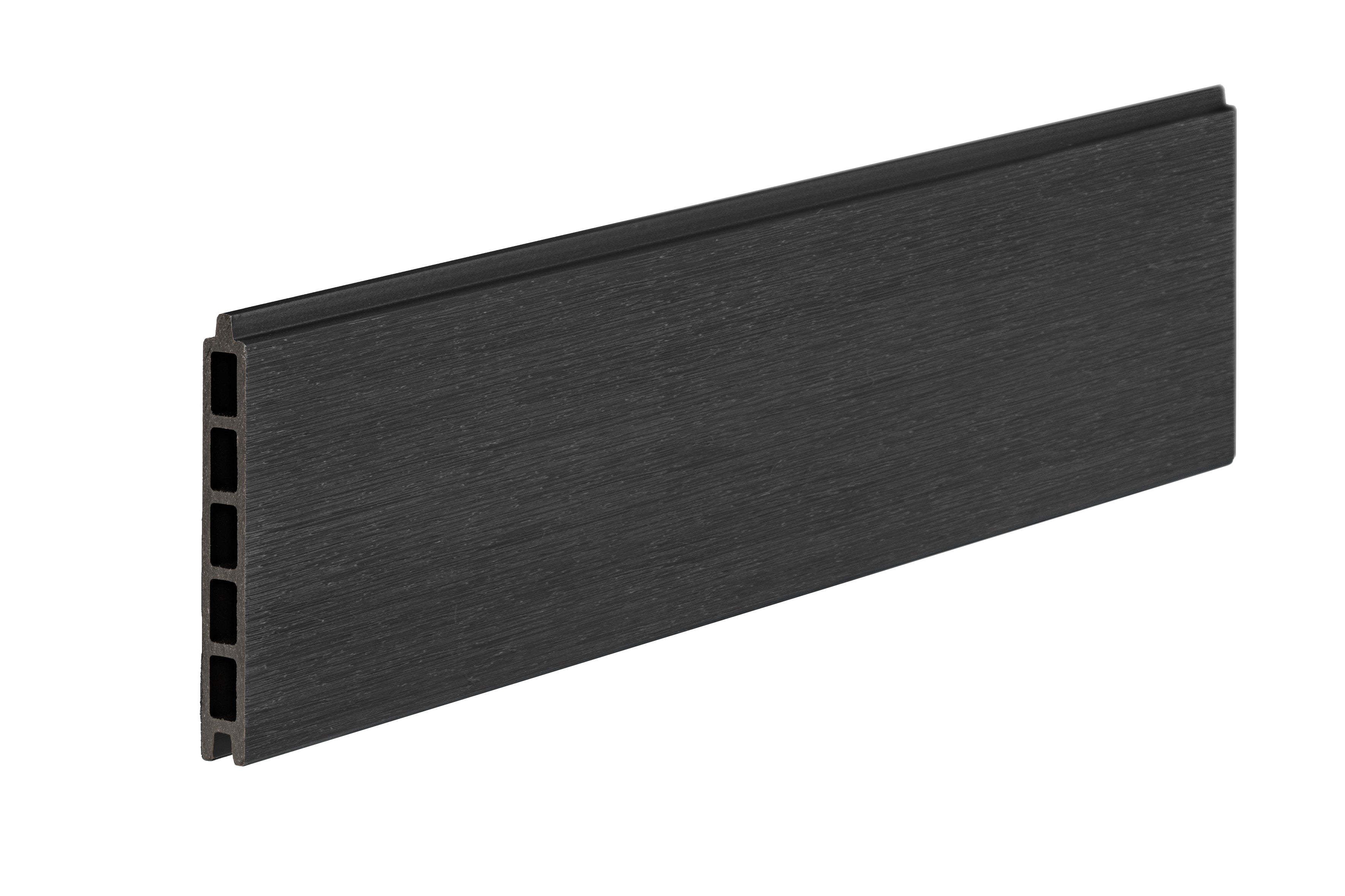 PuraFence Classic composiet plank 2,0 x 16,1 x 182 cm, ebony black