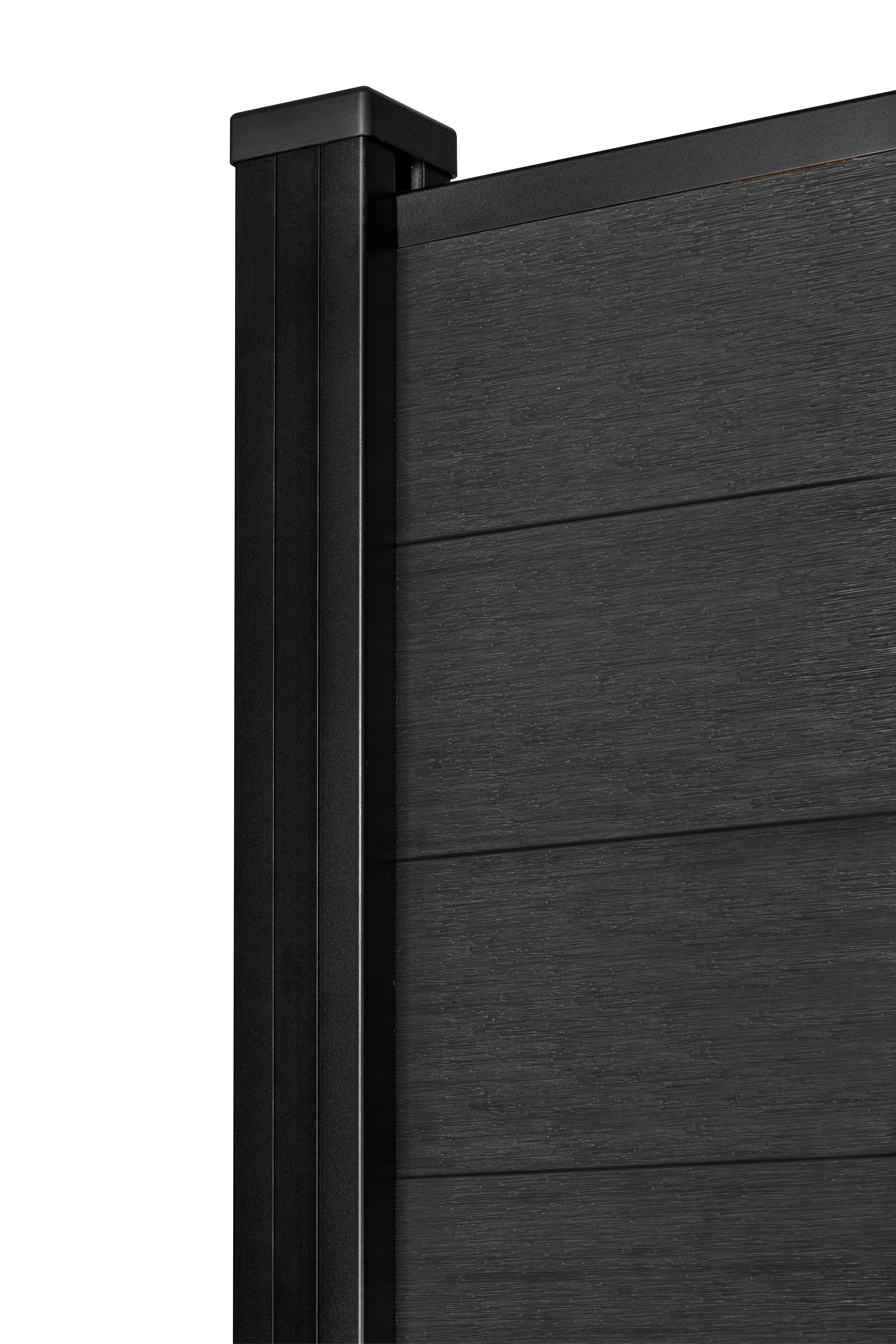 PuraFence Classic composiet plank 2,0 x 16,1 x 182 cm, ebony black
