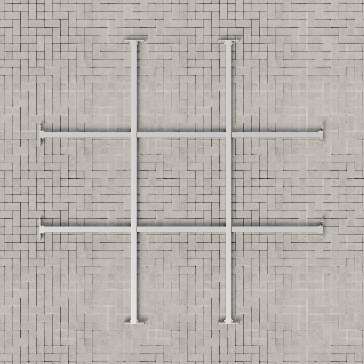 Aluminium onderconstructie SD4/FD4/PD4