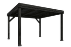 DHZ Rijssen Douglas 400 x 400 cm zwart geïmpregneerd