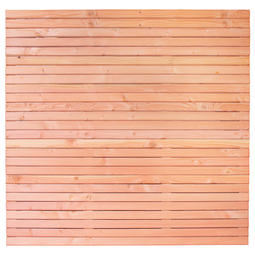 Rhombusscherm Klagenfurt, douglas, RVS-geschroefd, enkelzijdig bekleed, 30-planks (26+4) 180 x 180 cm