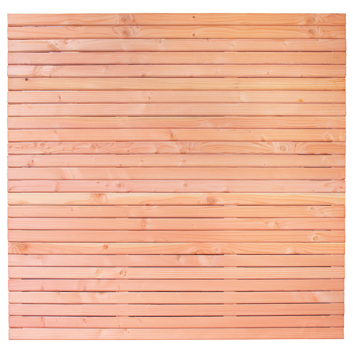 Rhombusscherm Klagenfurt, douglas, RVS-geschroefd, enkelzijdig bekleed, 30-planks (26+4) 180 x 180 cm