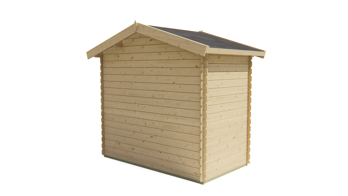 Blokhut - Tuinhuis Malva 2.0 | 19 mm | vuren grijs geïmpregneerd