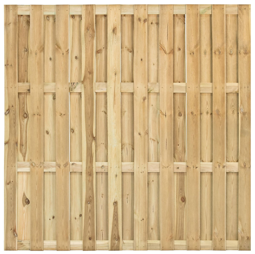 Tuinscherm Ermelo, groen geïmpregneerd grenen, geniet, 23-planks (19+4) 180 x 180 cm