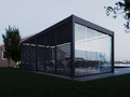 Aluminium overkapping Toronto vrijstaand 360 x 720 x 255 cm antraciet