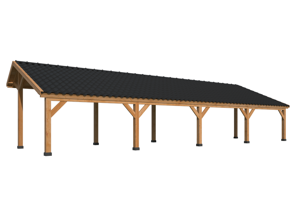 Bergen XL, Type 9 Douglas Gedroogd Potdekselplank blank