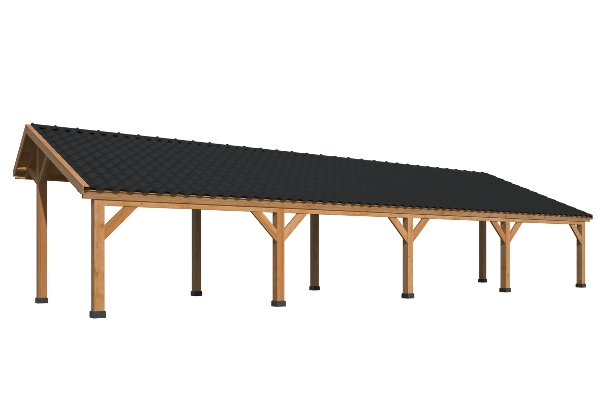 Bergen XL, Type 9 Douglas Gedroogd Potdekselplank blank
