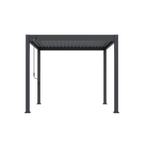 Tuindeco Advance line vrijstaande aluminium overkapping 300 x 300 x 255 cm antraciet