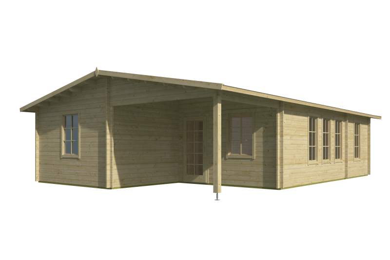 Blokhut - Tuinhuis Formigal | 70 mm | onbehandeld