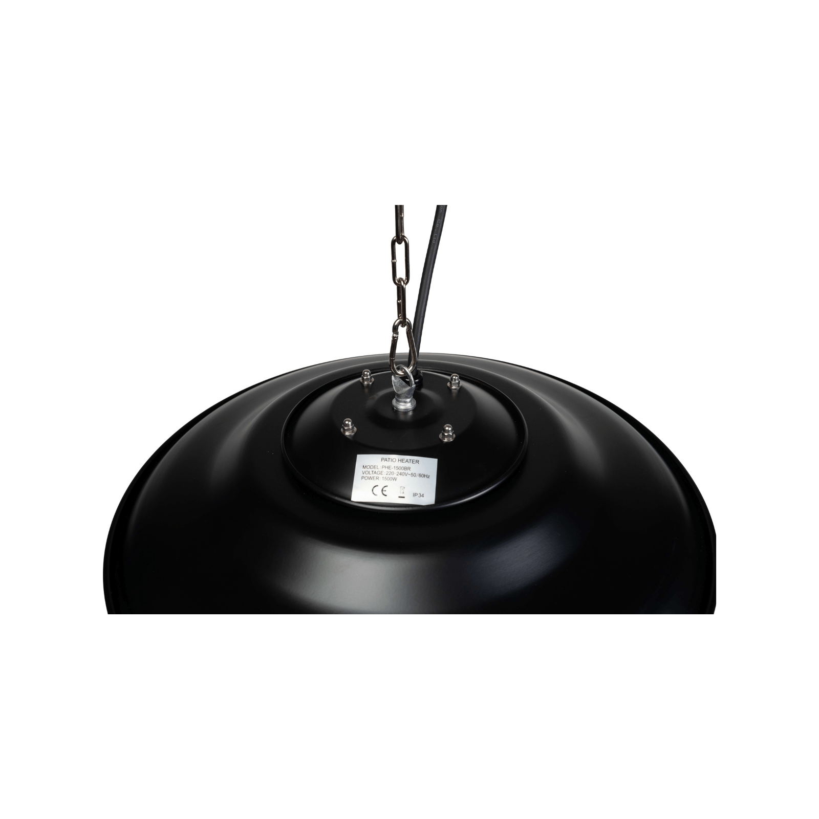 Hangende Heater 1500W - Heatix Terrasverwarmer
