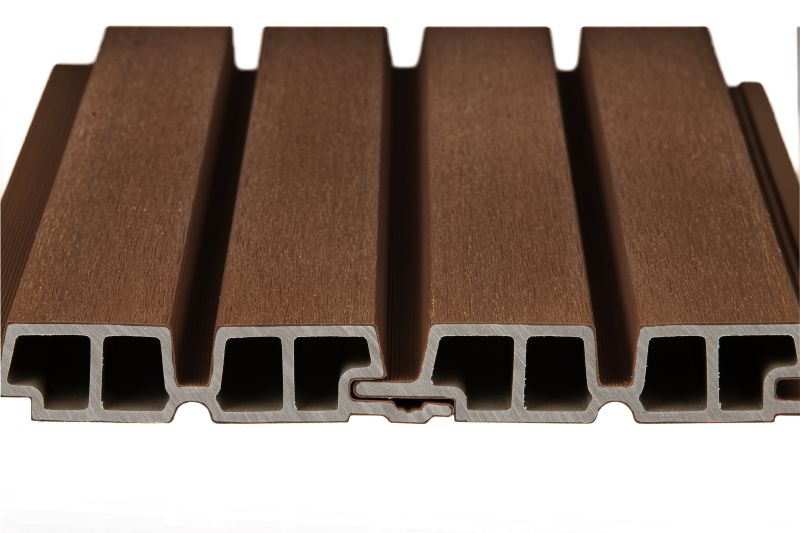 PuraTech 55 composiet dubbel profiel 3,3 x 17,0 x 290 cm, ipé, fijne houtnerf