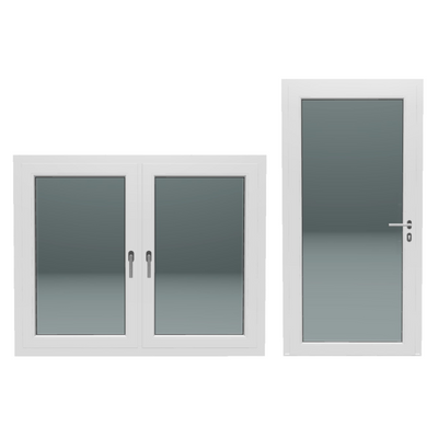 Kunststof ramen en buitendeuren wit Kay