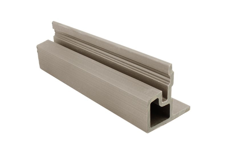 PuraTech composiet eindprofiel 5,8 x 5,8 x 290 cm, light grey