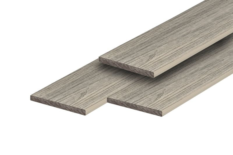 PuraShield composiet kantplank 1,2 x 15,0 x 300 cm, light grey, fijne houtnerf