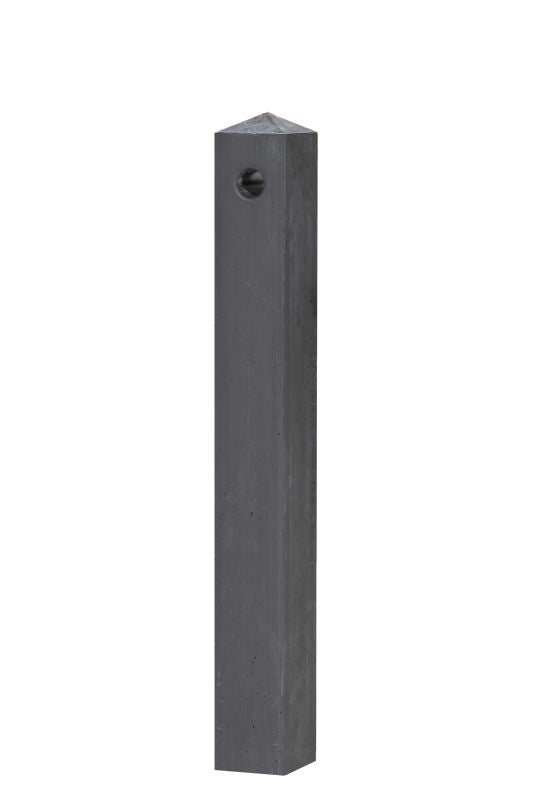 Berton© Betonpaal Linge, antraciet, diamantkop 13x13x120cm hoekmodel