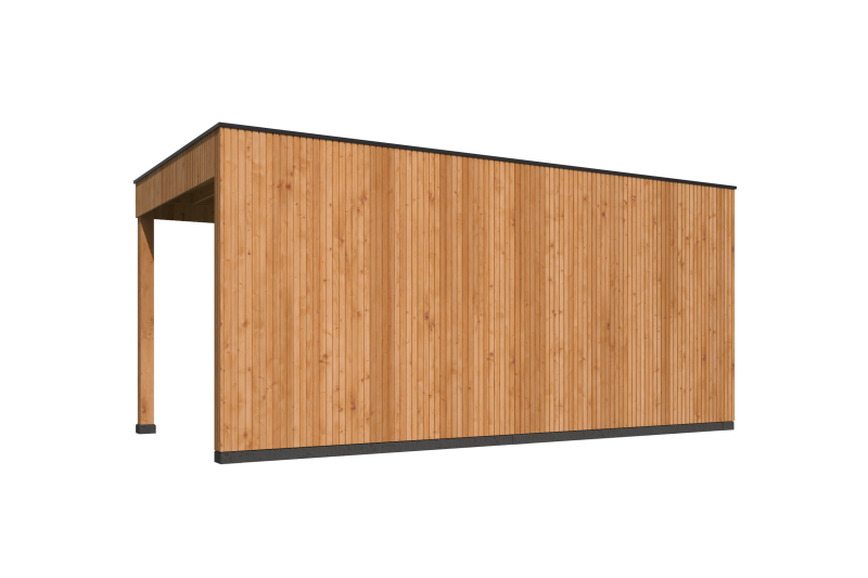 KubeLine + luifel 280 x 590 cm, onbehandeld