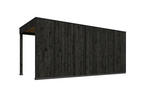 KubeLine + luifel 380 x 687 cm, zwart