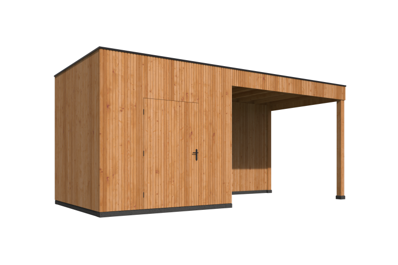 KubeLine + luifel 280 x 687 cm, onbehandeld