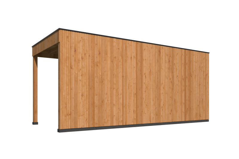 KubeLine + luifel 380 x 687 cm, onbehandeld