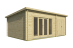 Blokhut - Tuinhuis Meg | 44 mm | onbehandeld