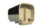 Sauna cube Rovaniemi 390 cm | 38 mm | onbehandeld