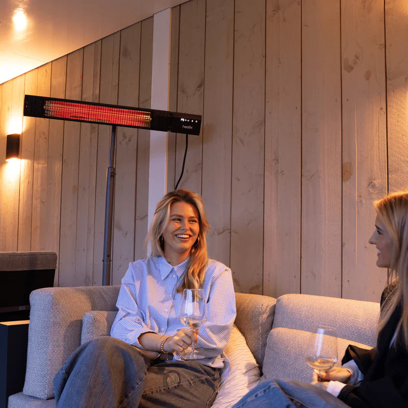 Heatix Patio Heater Standard-Adjustable Pole Black (Universal)