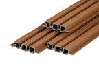 PuraTech 30 composiet triple profiel 3,3 x 17,0 x 390 cm, teak, fijne houtnerf