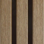 PuraTech 30 composiet triple profiel 3,3 x 17,0 x 390 cm, teak, fijne houtnerf
