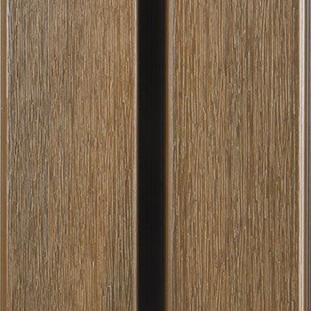 PuraTech 55 composiet dubbel profiel 3,3 x 17,0 x 290 cm, teak, fijne houtnerf