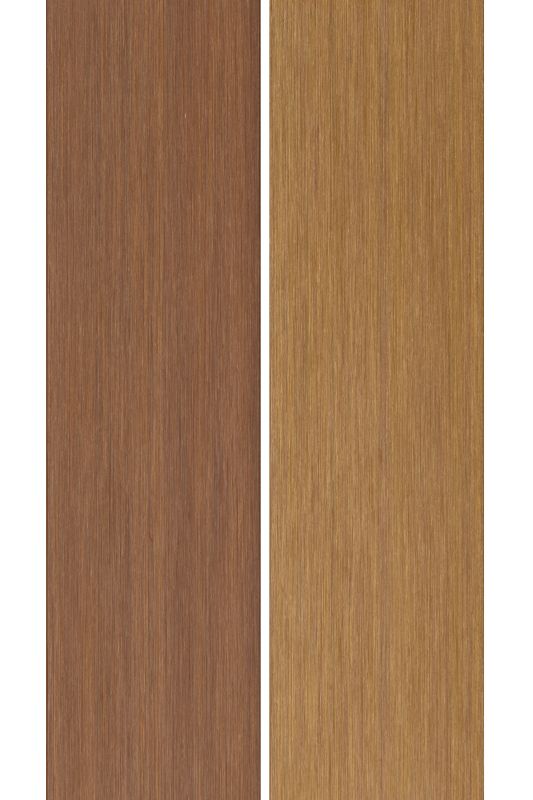 PuraTerra composiet vlonderplank 2,3 x 13,8 x 500 cm, teak, tweekleurig