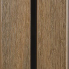 PuraTech 55 composiet dubbel profiel 3,3 x 17,0 x 390 cm, teak, fijne houtnerf
