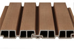 PuraTech 55 composiet dubbel profiel 3,3 x 17,0 x 390 cm, teak, fijne houtnerf