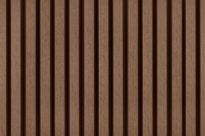 PuraTech 30 composiet triple profiel 3,3 x 17,0 x 290 cm, teak, fijne houtnerf