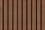 PuraTech 55 composiet dubbel profiel 3,3 x 17,0 x 390 cm, teak, fijne houtnerf