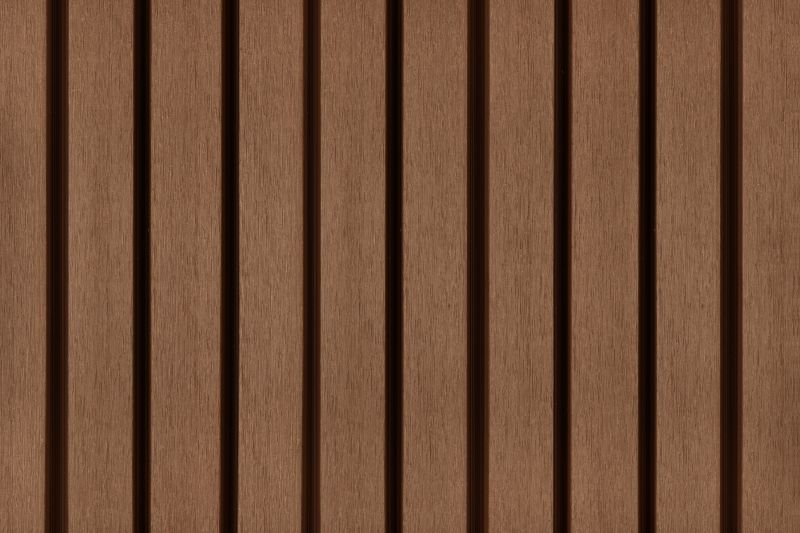 PuraTech 55 composiet dubbel profiel 3,3 x 17,0 x 290 cm, teak, fijne houtnerf